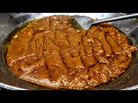 आटा का हलवा सही माप के साथ