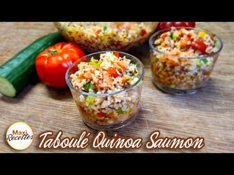 Bulgur Quinoa Smoked Salmon Tabouleh - Mediterranean Appetizer Bulgur Quinoa Smoked Salmon Tabouleh - Delicious Mediterranean appetizer with easy difficulty. Perfect recipe converted from YouTube video to PDF format.