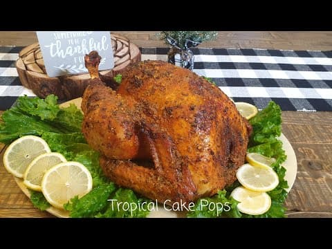 Pavo al horno con adobo tropical para Acción de Gracias - American Main Course Pavo al horno con adobo tropical para Acción de Gracias - Delicious American main course with medium difficulty. Perfect recipe converted from YouTube video to PDF format.