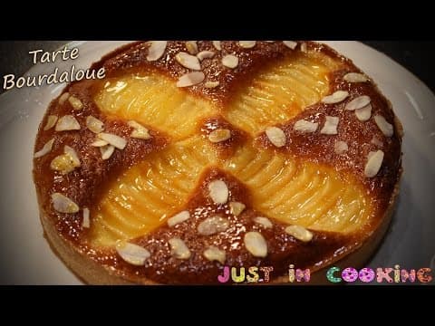 Pear Bourdaloue Tart