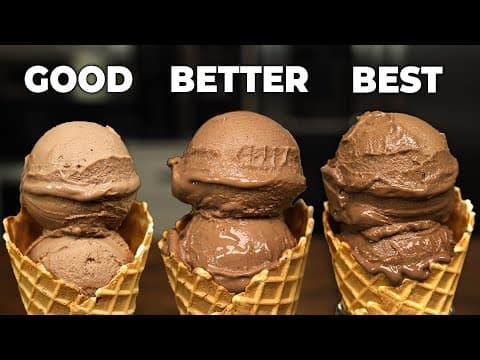 Low‑Calorie Chocolate Ice Cream with Egg Yolk
