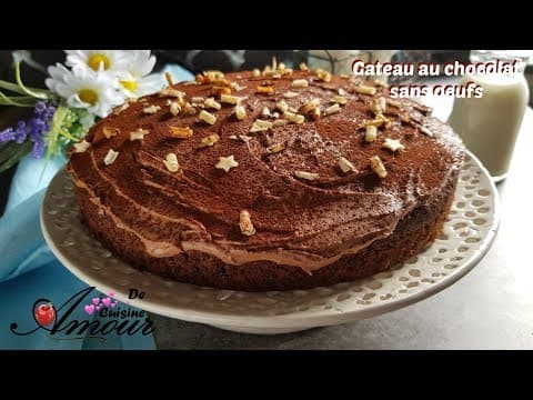 Gâteau au chocolat sans œufs