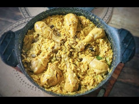 Creamy Chicken Bastos with Mushrooms and Zucchini