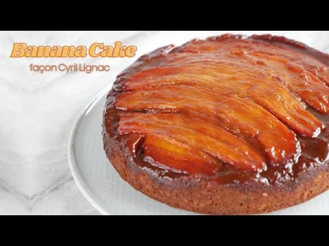 Banana Cake in the style of Cyril Lignac - French Dessert Banana Cake in the style of Cyril Lignac - Delicious French dessert with easy difficulty. Perfect recipe converted from YouTube video to PDF format.