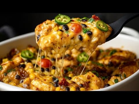 This Mexican Chicken Bake Is Taking Over the Internet! High Protein & Fiber 🔥