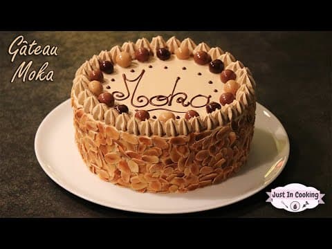 Moka Coffee Cake with Light Coffee Buttercream