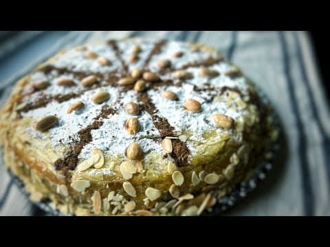 Chicken and Almond Pastilla