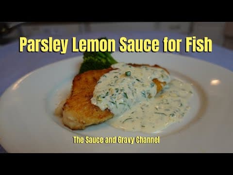 Parsley Lemon Sauce for Fish