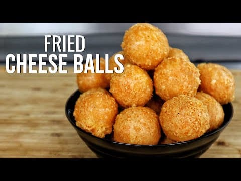 Irresistible fried cheese balls in 10 minutes
