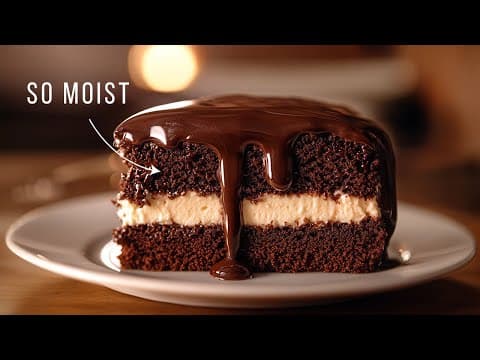 Chocolate Cake That’s Moist, Creamy & Effortless — Like Magic