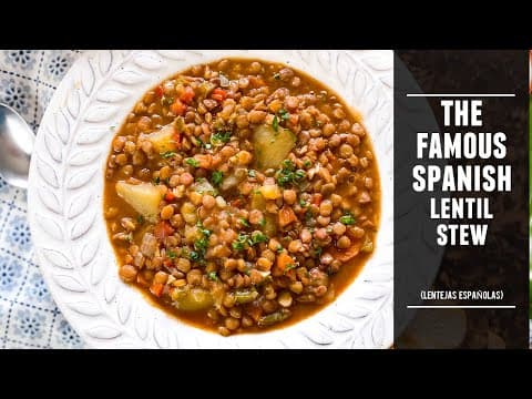 Traditional Spanish Lentil Stew (Lentejas)