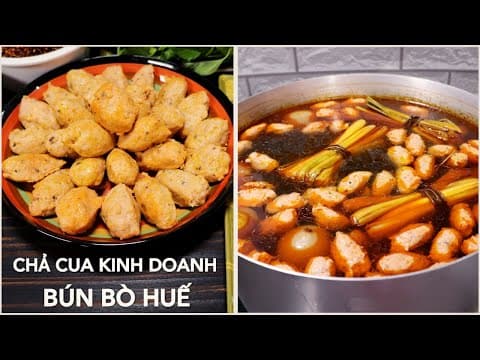 Crab Sausage (Crab Meat Sausage) for Hue Beef Noodle Soup