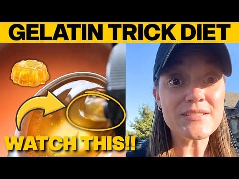 🍮 GELATIN TRICK RECIPE – (NEW METHOD) – A Gentle Routine Linked To Daily Balance