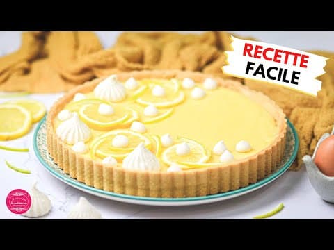 Tarte au citron (sans meringue)