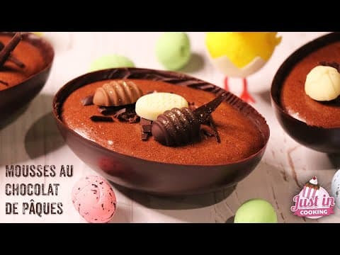 Chocolate mousse shells