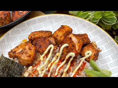 VIRAL TIKTOK Salmon Rice Bowl Recipe!
