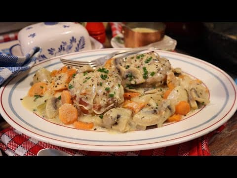 Paupiettes de veau en blanquette