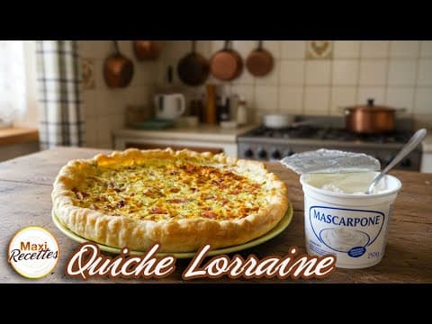 Quiche Lorraine à la Mascarpone