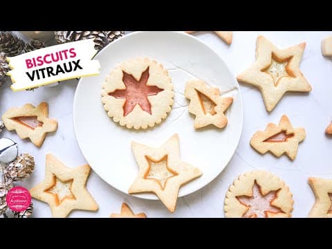 Little Stained-Glass Christmas Cookies