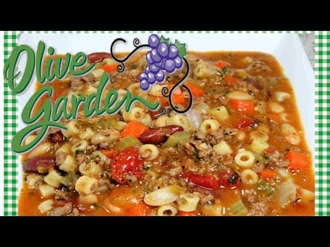 Copycat Olive Garden Pasta e Fagioli Soup Recipe