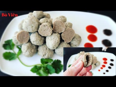 Vietnamese Bò Viên (Bouncy Beef Meatballs, No Stand Mixer)