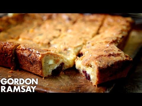 Classic White Chocolate & Cranberry Blondies