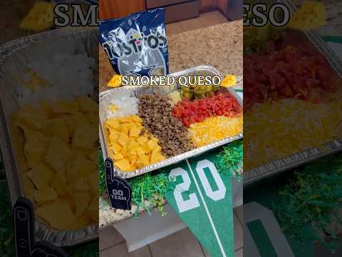 SMOKED QUESO 🧀♨️ This queso dip is a great Sunday game day food!