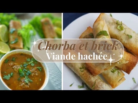 Soupe de viande hachée aux boulettes, fric et briques