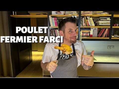 Stuffed chicken with mushrooms, liver and cognac