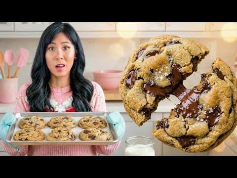 World's Best CHOCOLATE CHIP COOKIES Recipe: Crunchy Outside, Soft & Chewy Inside