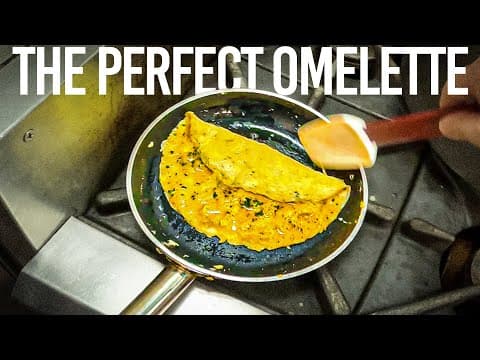 Simple Butter and Chive Omelette