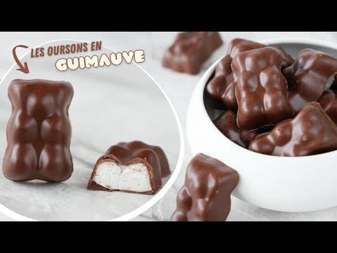 Oursons en guimauve enrobés de chocolat maison - French Dessert Oursons en guimauve enrobés de chocolat maison - Delicious French dessert with medium difficulty. Perfect recipe converted from YouTube video to PDF format.