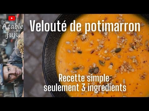 Velouté de potimarron crémeux