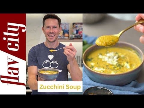Zucchini Soup - Easy To Make & Loaded With Veggies!