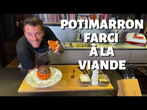 Stuffed Pumpkin with Meat, Mozzarella and Mushroom Duxelles - French Main Course Stuffed Pumpkin with Meat, Mozzarella and Mushroom Duxelles - Delicious French main course with medium difficulty. Perfect recipe converted from YouTube video to PDF format.