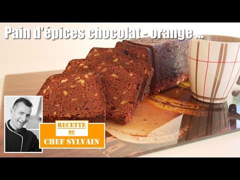 Pain d'épice au chocolat et orange confite