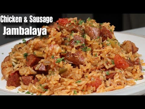How To Make The BEST Chicken & Sausage Jambalaya