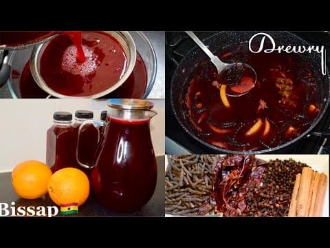 Bissap à la Ghanaise (Jus d'Hibiscus)