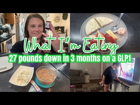 WHAT I EAT ON A GLP1🏋🏻♀️High Protein & Fiber - Quick, Cheap, & Easy