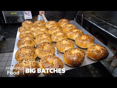 How New York's Best Bagel Shop Makes 100,000 Bagels By Hand Every Week