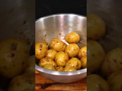 The Crispiest Oven Roasted Smashed Potatoes
