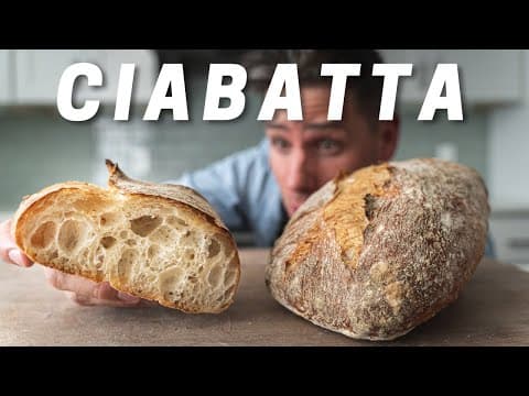 Classic Italian Ciabatta Bread