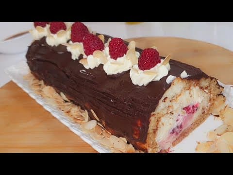 White Chocolate Yule Log without Sponge - French Dessert White Chocolate Yule Log without Sponge - Delicious French dessert with medium difficulty. Perfect recipe converted from YouTube video to PDF format.