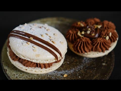 Individual Christmas Macarons with Nutella and Chocolate Ganache - French Dessert Individual Christmas Macarons with Nutella and Chocolate Ganache - Delicious French dessert with medium difficulty. Perfect recipe converted from YouTube video to PDF format.