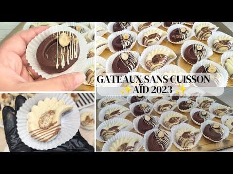 No‑bake cake with biscuits, milk chocolate and white chocolate