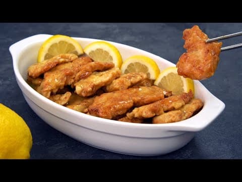 Crispy Lemon Chicken (American-Chinese Style) - Chinese Main Course Crispy Lemon Chicken (American-Chinese Style) - Delicious Chinese main course with medium difficulty. Perfect recipe converted from YouTube video to PDF format.
