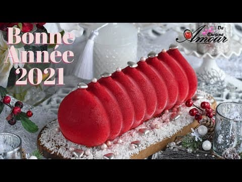 Raspberry Yule Log with White Chocolate Insert and Pistachio Dacquoise - French Dessert Raspberry Yule Log with White Chocolate Insert and Pistachio Dacquoise - Delicious French dessert with hard difficulty. Perfect recipe converted from YouTube video to PDF format.