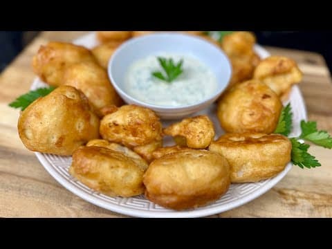 Je n’ai jamais GOÛTÉ d’aussi bons BEIGNETS de CHOU FLEUR 😍