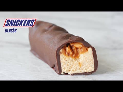 Barres glacées façon Snickers