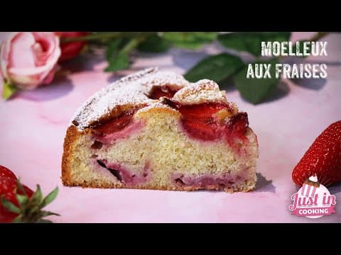 Moist Strawberry Cake